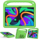 For Amazon Fire Max 11 2023 Handle EVA Shockproof Tablet Case with Holder(Green) - 1