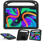 For Amazon Fire Max 11 2023 Handle EVA Shockproof Tablet Case with Holder(Black) - 1