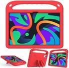 For Amazon Fire Max 11 2023 Handle EVA Shockproof Tablet Case with Holder(Red) - 1