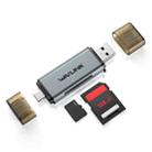 WAVLINK WL-CR3002 Multi-Function Mini Aluminum Alloy Shell Type-C+USB3.0 SD/TF Card Reader - 1