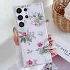For Samsung Galaxy S22 Ultra 5G Spring Garden Epoxy TPU Phone Case(F04 French Flowers) - 1