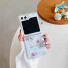 For Samsung Galaxy  Z Flip5 Spring Garden Epoxy TPU Phone Case(F04 French Flowers) - 1