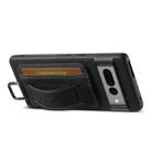 For Google Pixel 7 Suteni H13 Litchi Leather Wrist Strap Wallet Back Phone Case(Black) - 2