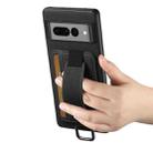 For Google Pixel 7 Suteni H13 Litchi Leather Wrist Strap Wallet Back Phone Case(Black) - 3