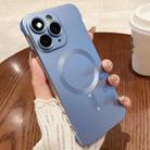 For iPhone  11 Pro Frameless MagSafe PC Phone Case(Far peak Blue) - 1