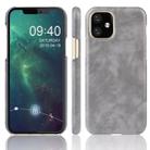 Shockproof Litchi Texture PC + PU Case For Apple iPhone 11 Pro Max 6.5(Gray) - 1