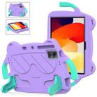 For Xiaomi Redmi Pad SE 11 2023 Ice Baby EVA Shockproof Hard PC Tablet Case(Light Purple+Mint Green) - 1