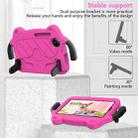 For Xiaomi Redmi Pad 4G SE 8.7 2024 Ice Baby EVA Shockproof Hard PC Tablet Case(Rose Red+Black) - 3