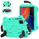 For TCL Tab 11 9466x3 Ice Baby EVA Shockproof Hard PC Tablet Case(Mint Green+Black) - 1