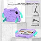 For TCL Tab 8 Gen2 2024 Ice Baby EVA Shockproof Hard PC Tablet Case(Light Purple+Mint Green) - 3