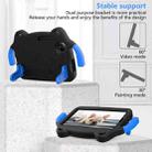 For TCL Tab 8 Gen2 2024 Ice Baby EVA Shockproof Hard PC Tablet Case(Black+Blue) - 3