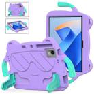 For Huawei MatePad 11 2023/2021 Ice Baby EVA Shockproof Hard PC Tablet Case(Light Purple+Mint Green) - 1