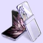 For OPPO Find N3 Flip Electroplated Case-film Integral Hinge Shockproof Phone Case(Purple) - 1