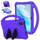 For Teclast M50 HD 10.1 / M50 Pro EVA Shockproof Tablet Case with Holder(Purple) - 1