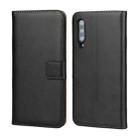 Horizontal Flip Leather Case for Xiaomi Mi 9 , with Magnetic Clasp and Bracket and Card Slot and Wallet(Black) - 1