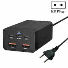 GAN 125W PD65W Dual Type-C + QC3.0 USB Multi Compatible Notebook Adapter EU Plug - 1