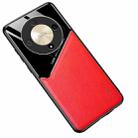 For Honor X9b All-inclusive Leather Organic Glass Phone Case(Red) - 1