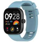 For Redmi Watch 4 Solid Color Silicone Sports Watch Band(Light Blue) - 1