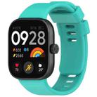For Redmi Watch 4 Solid Color Silicone Sports Watch Band(Teal) - 1