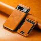 For Google Pixel 6 Pro Suteni H17 Oil Eax Leather Detachable Wallet Phone Case(Khaki) - 2