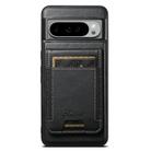 For Google Pixel 9 Pro XL Suteni H17 Oil Eax Leather Detachable Wallet Phone Case(Black) - 1
