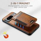 For Google Pixel 9 Pro XL Suteni H17 Oil Eax Leather Detachable Wallet Phone Case(Brown) - 2