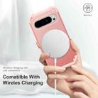 For Google Pixel 9 Pro XL 3 in 1 Silicone Hybrid PC Shockproof Phone Case(Rose Gold) - 3