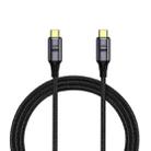 PD 100W 5A USB4.0 Type-C to Type-C 20Gbps 4K Magnetic Data Cable, Length: 2m, Specification:Type-C to Type-C straight - 1