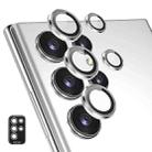 For Samsung Galaxy S24 Ultra 5G ENKAY Hat-Prince 9H Rear Camera Lens Aluminium Alloy Tempered Glass Film(Silver) - 1