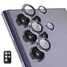 For Samsung Galaxy S24 Ultra 5G ENKAY Hat-Prince 9H Rear Camera Lens Aluminium Alloy Tempered Glass Film(Purple) - 1