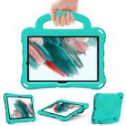 For Samsung Galaxy Tab A8 10.5 2021 Handle Football Shaped EVA Shockproof Tablet Case(Mint  Green) - 1