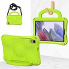 For Samsung Galaxy Tab A7 Lite 8.7 T220/T225 Handle Football Shaped EVA Shockproof Tablet Case(Grass Green) - 1