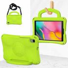 For Samsung Galaxy Tab A 8.0 T290/T295 Handle Football Shaped EVA Shockproof Tablet Case(Grass Green) - 1