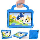 For Samsung Galaxy Tab S6 Lite 10.4 2020 Handle Football Shaped EVA Shockproof Tablet Case(Blue) - 2