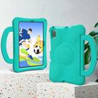 For Samsung Galaxy Tab S6 Lite 10.4 2020 Handle Football Shaped EVA Shockproof Tablet Case(Mint  Green) - 3