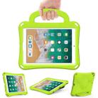 For iPad 9.7 2017/2018 / Air 2 / Air Handle Football Shaped EVA Shockproof Tablet Case(Grass Green) - 1