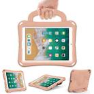 For iPad 9.7 2017/2018 / Air 2 / Air Handle Football Shaped EVA Shockproof Tablet Case(Light Pink) - 1