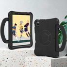 For iPad Pro 11 2018/2020/2021/2022 Handle Football Shaped EVA Shockproof Tablet Case(Black) - 3