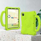 For iPad Air 11 2024 Handle Football Shaped EVA Shockproof Tablet Case(Grass Green) - 3