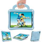 For iPad Air 11 2024 Handle Football Shaped EVA Shockproof Tablet Case(Light Blue) - 2