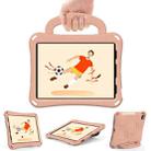 For iPad Air 11 2024 Handle Football Shaped EVA Shockproof Tablet Case(Light Pink) - 1