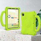 For iPad Pro 11 2024 Handle Football Shaped EVA Shockproof Tablet Case(Grass Green) - 3