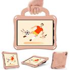 For iPad Pro 11 2024 Handle Football Shaped EVA Shockproof Tablet Case(Light Pink) - 2