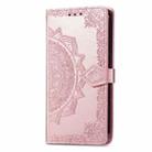 For ZTE Blade V41 Smart Mandala Flower Embossed Leather Phone Case(Rose Gold) - 2
