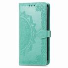 For ZTE Blade V41 Smart Mandala Flower Embossed Leather Phone Case(Green) - 2