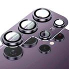 For Samsung Galaxy S24 Ultra 5G ENKAY Hat-Prince AR Aluminium Alloy Tempered Glass Camera Lens Film(Purple) - 1