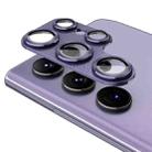 For Samsung Galaxy S24 Ultra 5G ENKAY Hat-Prince 9H Rear Camera Lens Aluminium Alloy Tempered Glass Film(Purple) - 1