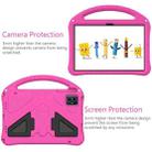 For T-Mobile Revvl Tab 2 2025 EVA Shockproof Tablet Case with Holder(Rose Red) - 3