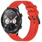 For Honor Watch Dream 22mm Textured Silicone Solid Color Watch Band(Red) - 1