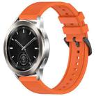 For Xiaomi Watch S3 22mm Textured Silicone Solid Color Watch Band(Orange) - 1